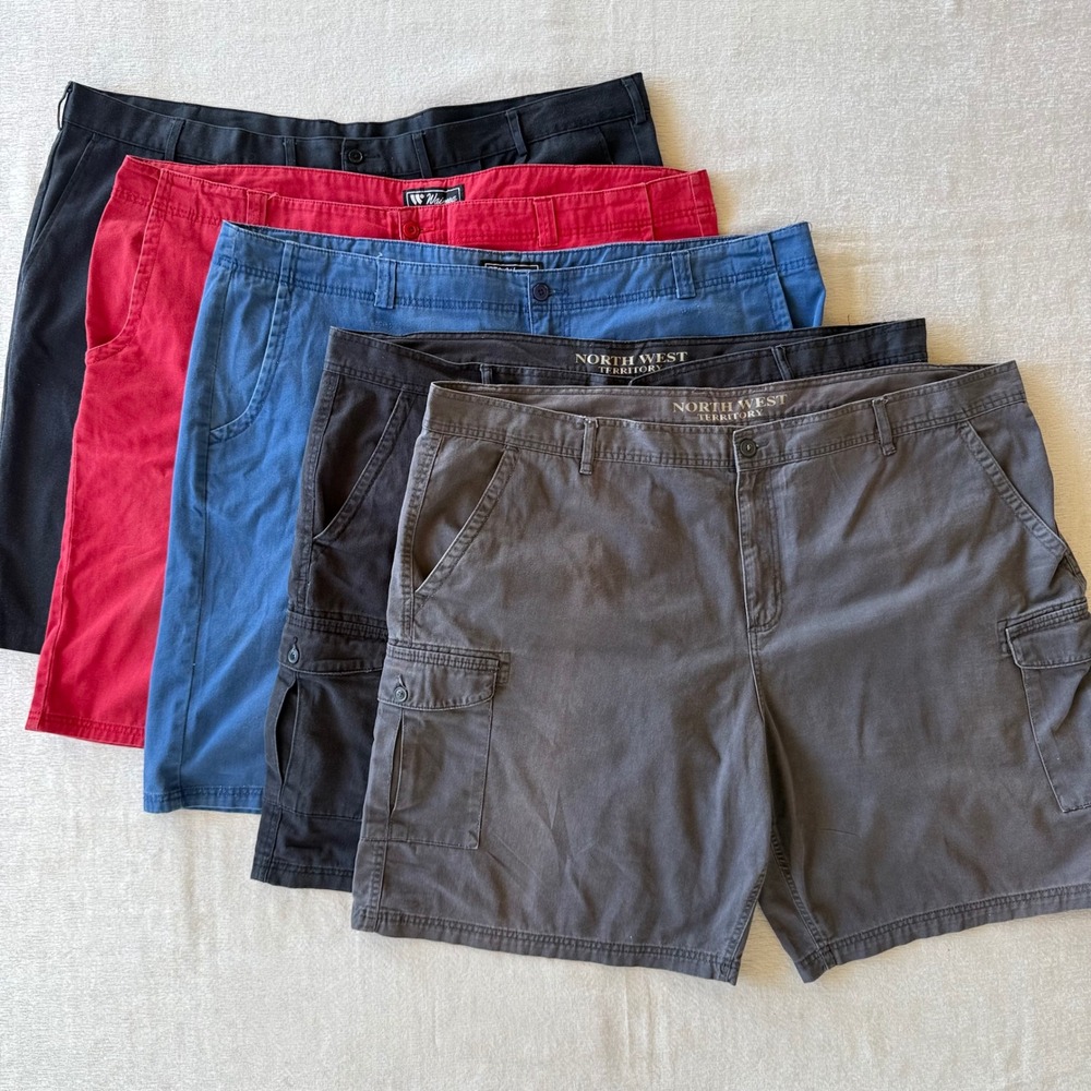 5pc Mens Size 50 52 Shorts Bundle North West Territory Waimea Edwards Cargo